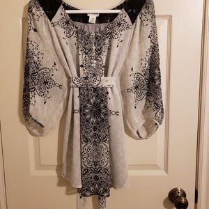 Motherhood Maternity 3/4 Sleeve Blouse Size Medium